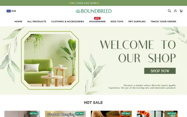 BOUNDBREED storefront