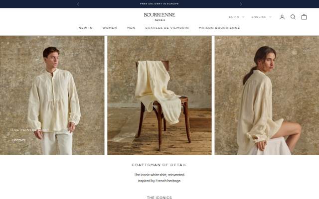 Bourrienne Paris X storefront