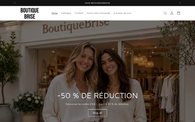 Boutique Brise storefront