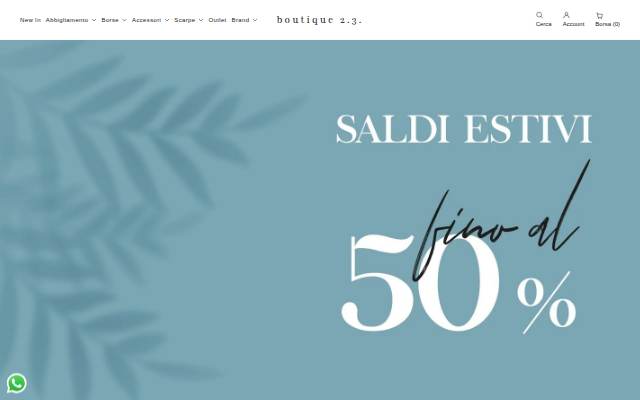 Boutique 2.3. storefront