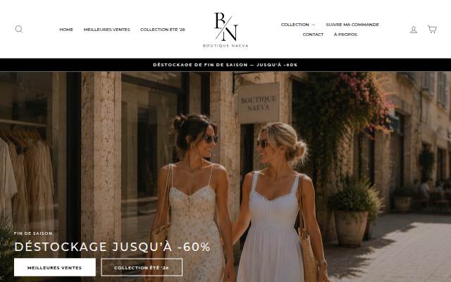 Boutique Naeva storefront
