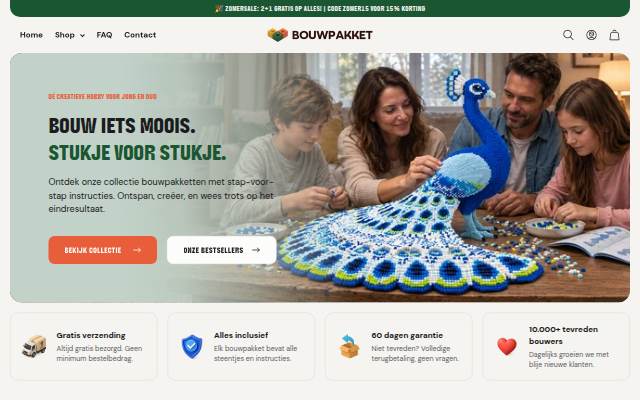 Bouwpakket.com storefront