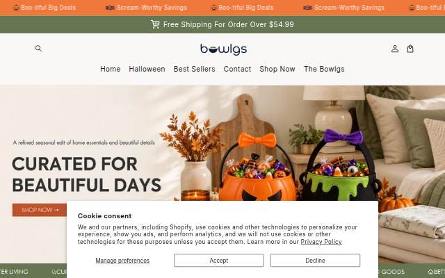 Bowlgs storefront