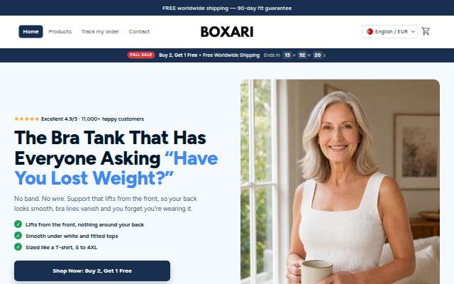 Startseite von Boxari
