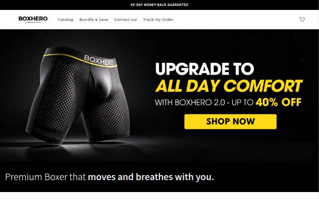 Boxhero storefront