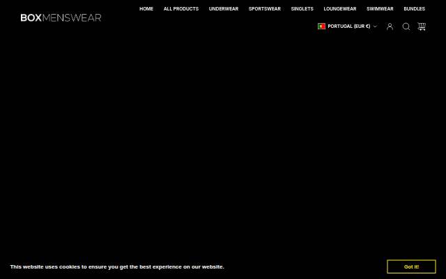 Vitrine de boxmenswear