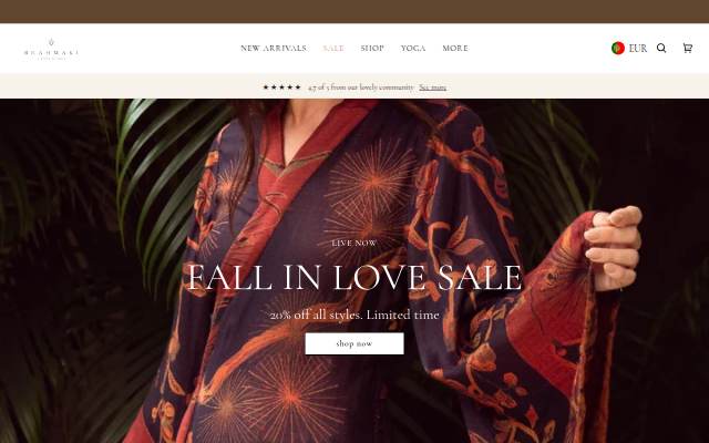 Brahmaki storefront