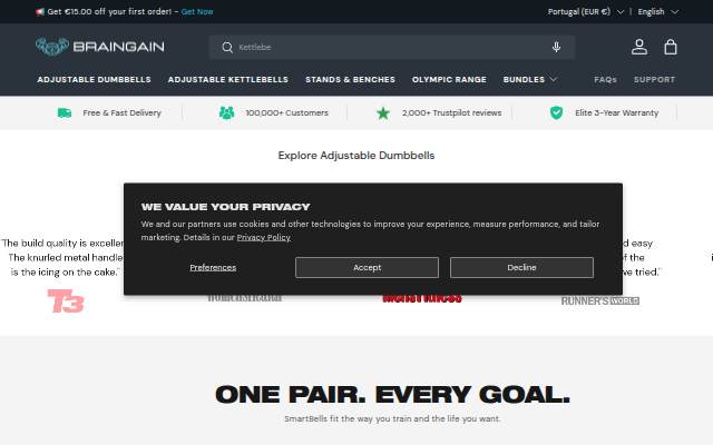 BRAINGAIN storefront