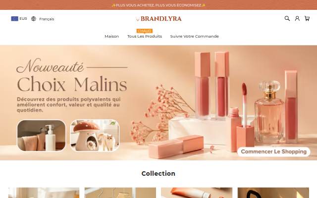 BRANDLYRA storefront