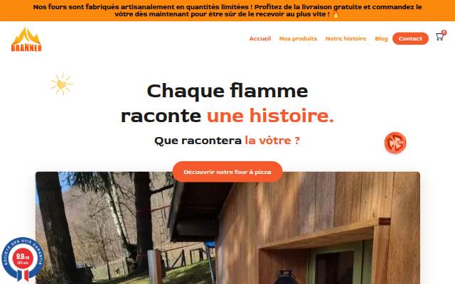 Branner - Le premier four &agrave; pizza &agrave; bois made in France storefront