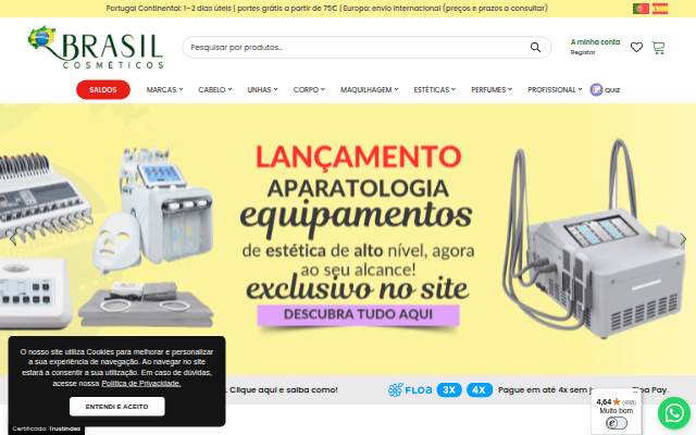 Brasil Cosméticos storefront