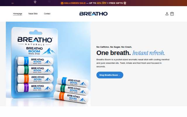 Startseite von Breatho Naturals