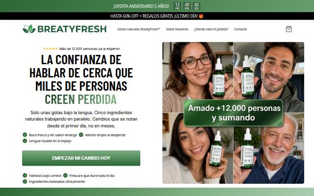 Startseite von BreatyFresh