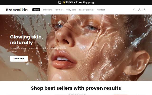 BreezeSkin storefront