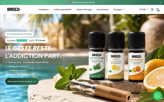 BREEZ storefront