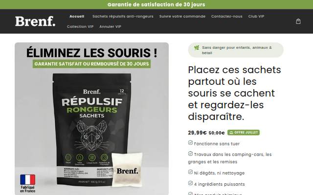 Brenf France storefront