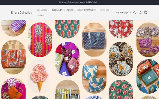 Briana Collection storefront