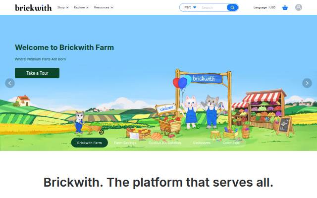 Startseite von Brickwith