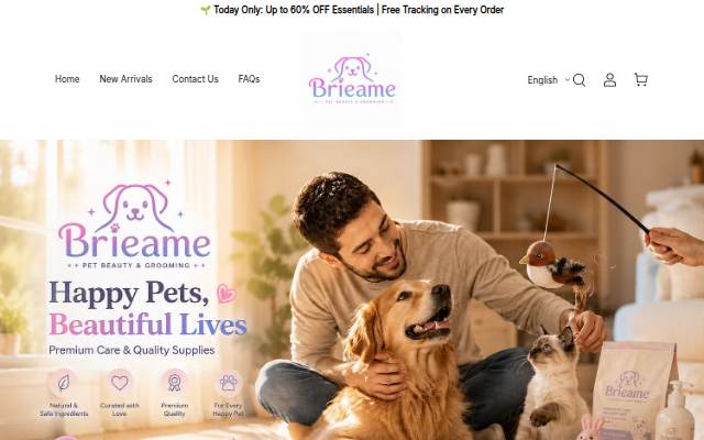 brieame storefront