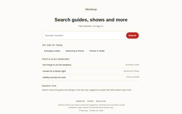 Montra da Find it fast — guides &amp; listings