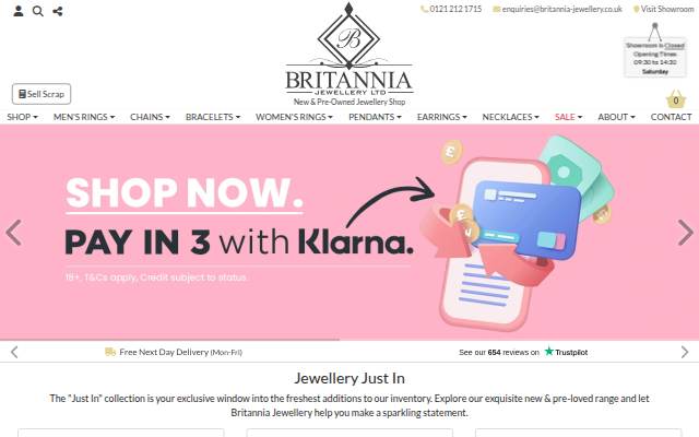 Montra da Britannia Jewellery