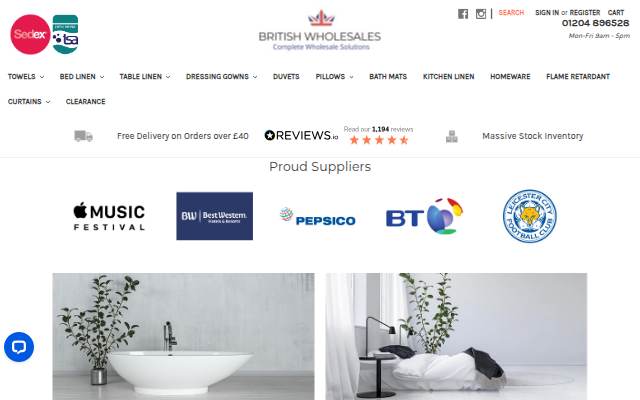 Startseite von Complete Wholesale Solutions