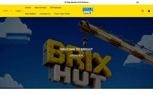 BrixHut storefront