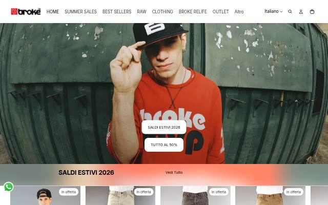 Broke Clothing storefront