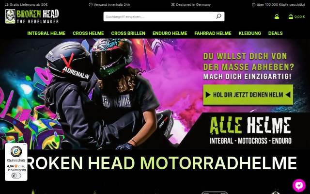 Broken Head storefront