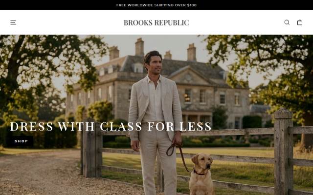 Brooks Republic storefront