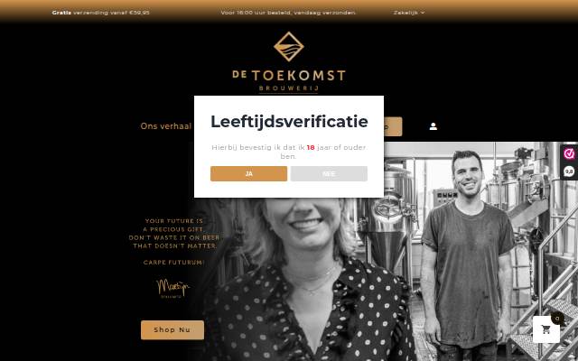 Brouwerij De Toekomst storefront