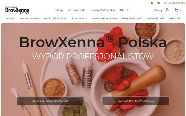 Escaparate de BrowXenna Polska