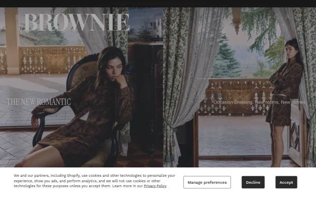 Brownie storefront
