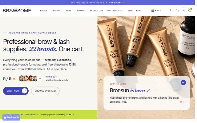 Browsome - World renowned brands in one place storefront