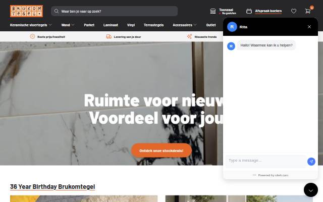 Escaparate de Brukomtegel