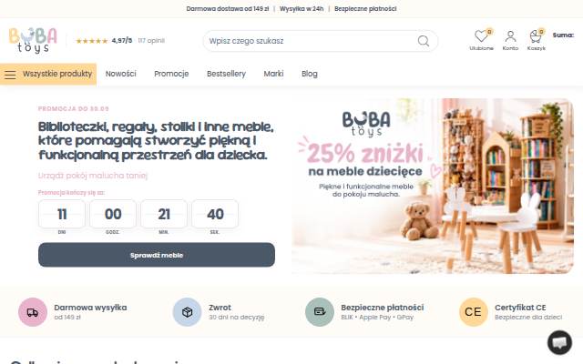 Buba toys storefront