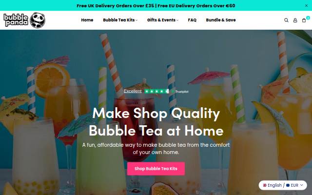 Bubble Panda storefront