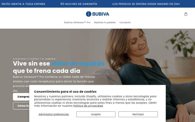 Bubiva storefront