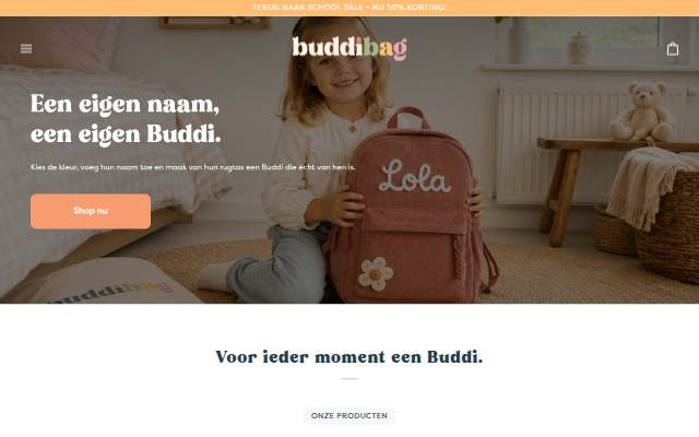 BuddiBag storefront