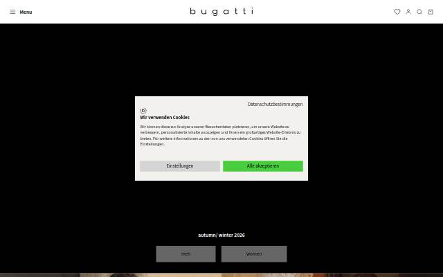 Startseite von bugatti fashion