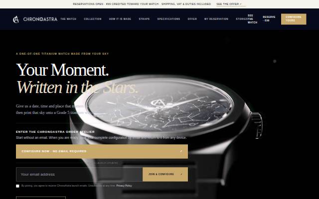 ChronoAstra storefront