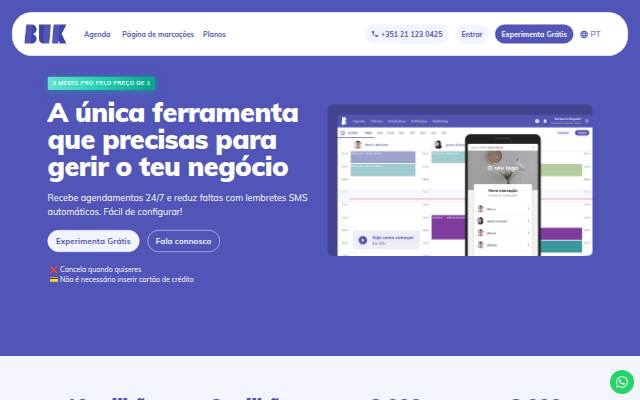 BUK | Agenda de marcações online storefront