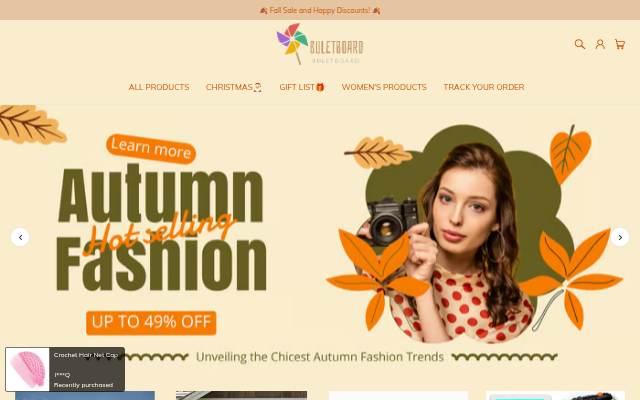 Buletboard storefront