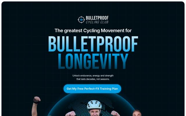 Startseite von Bulletproof Cycling Club