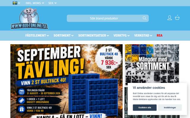 Bult Online storefront