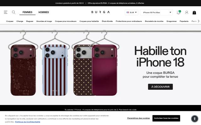 BURGA FR storefront