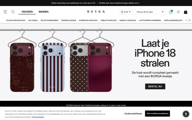 BURGA NL storefront