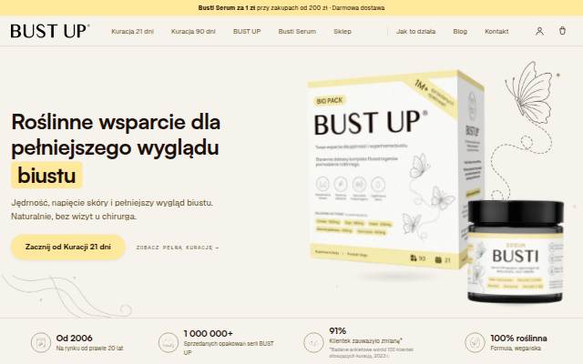 Startseite von Bust Up