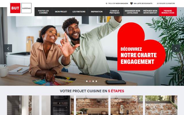 Montra da But Cuisines : cuisine équipée, moderne, kitchenette, meubles de cuisine sur mesure, en Kit chez votre Cuisiniste BUT
