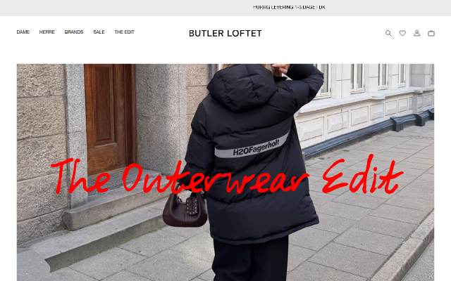 Butler Loftet storefront